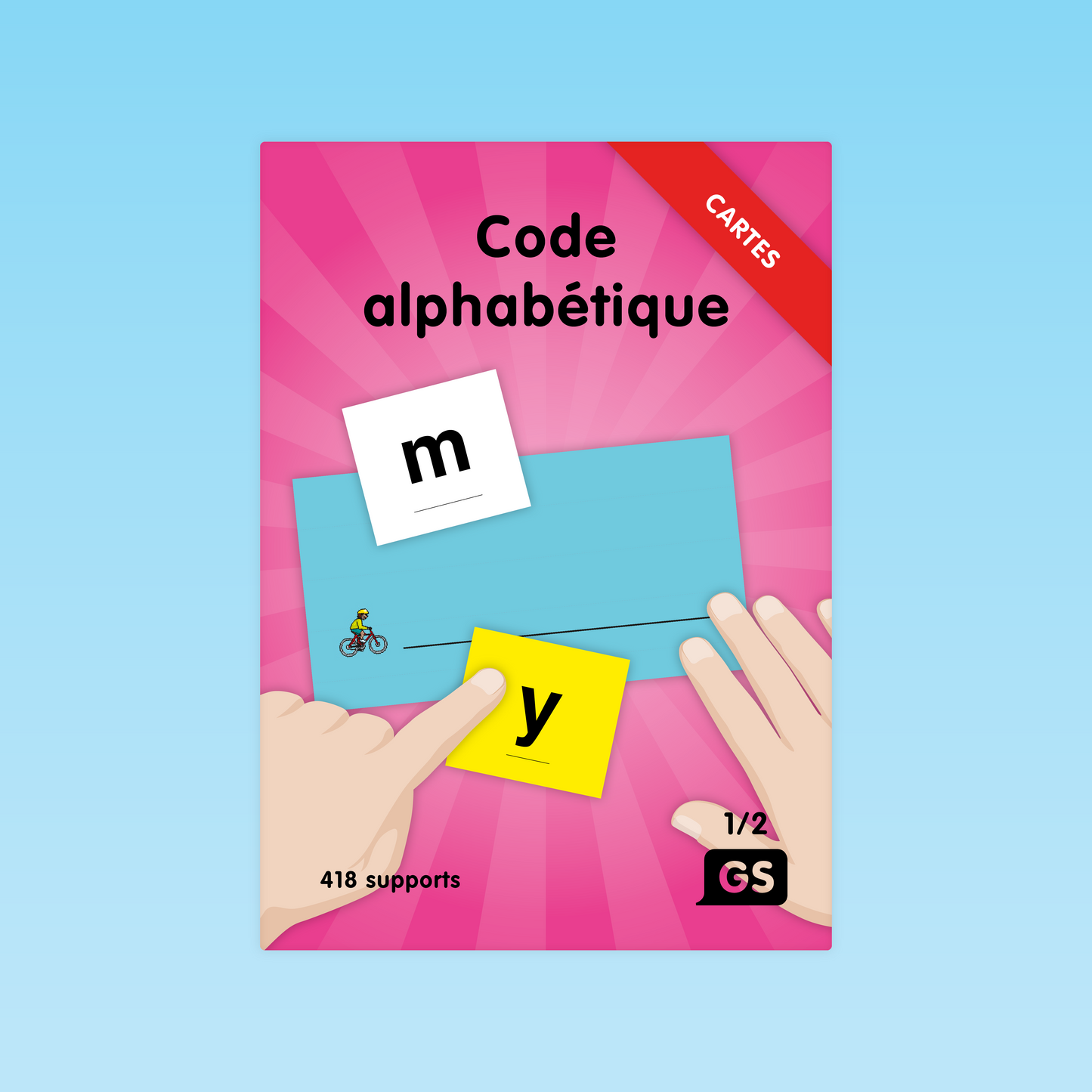 445 supports Code alphabétique GS