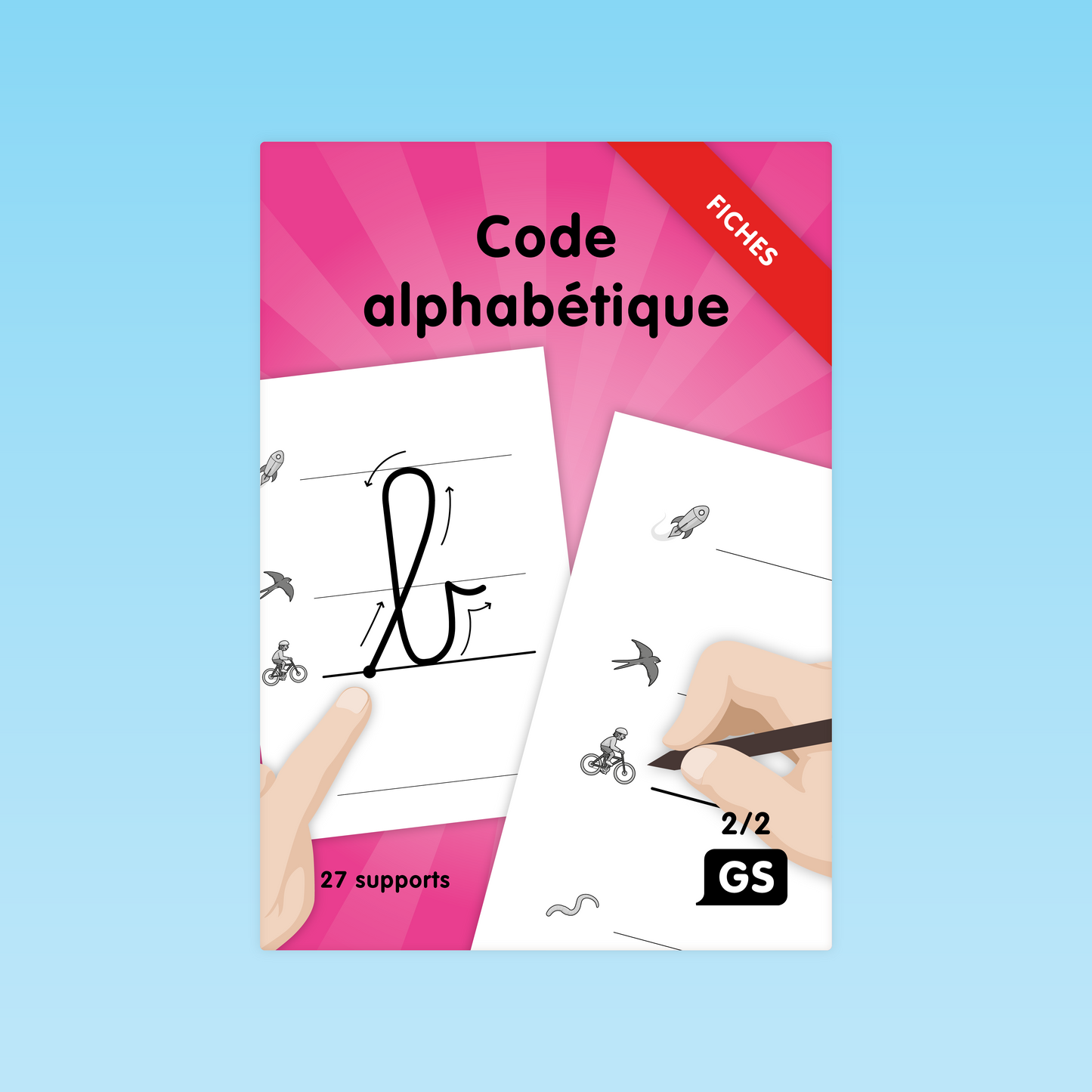 445 supports Code alphabétique GS