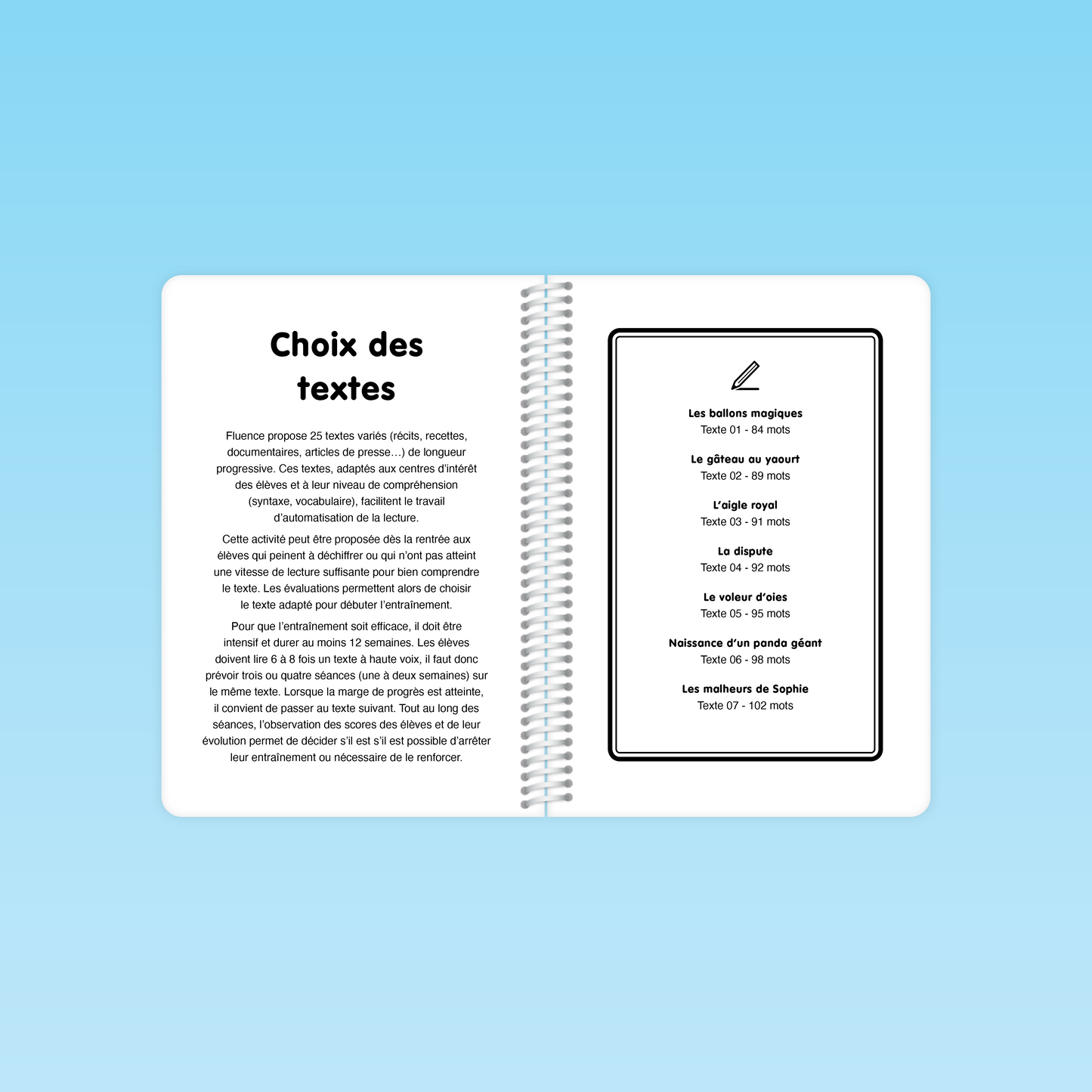 25 textes Fluence de lecture CE/CM