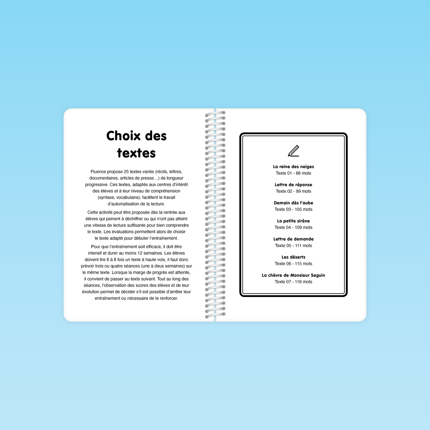 25 textes Fluence de lecture CM/6°/5°