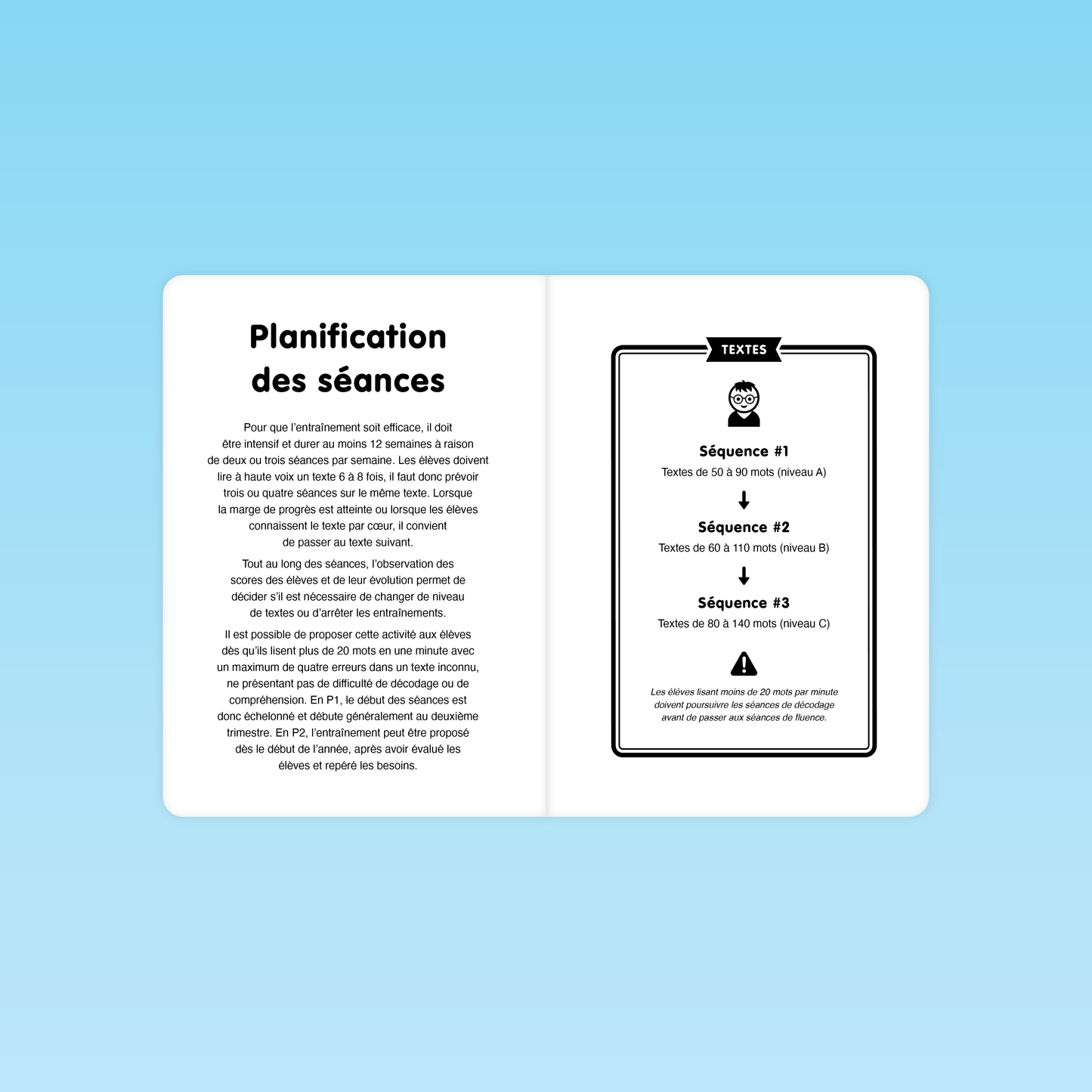 15 textes niveau B Fluence de lecture P1/P2